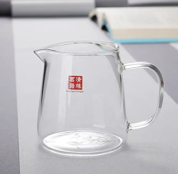 Apple Borosilicate Glass Teapot & Water Cup Set | Heat-Resistant Green Apple Tea Set for Hot & Cold Drinks