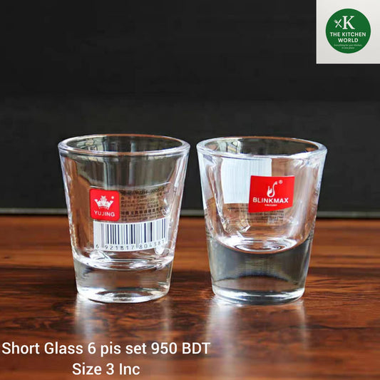 55 ML Straight Body Glass Cup