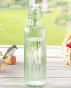 This elegant 1000ml glass bottle combines style and practicality for everyday use