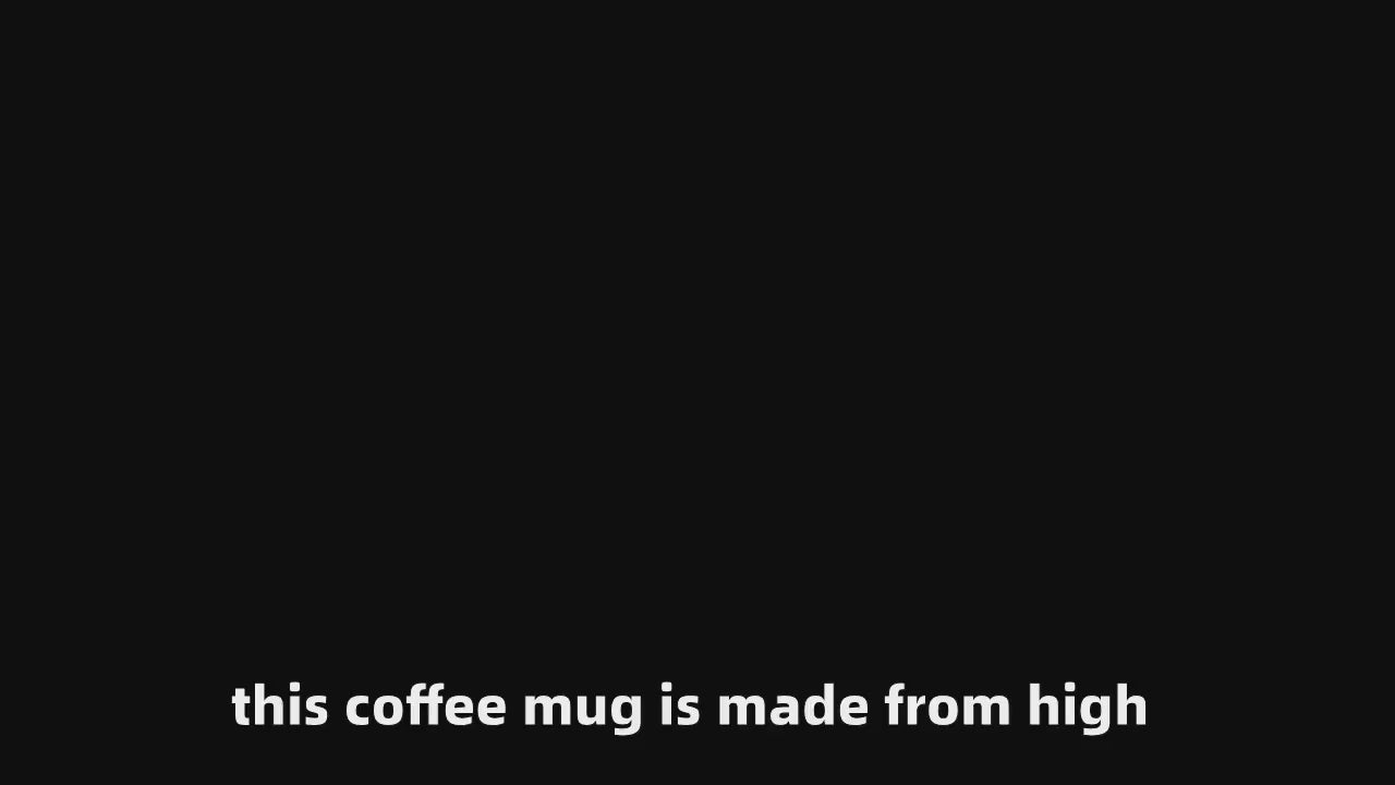 Handmade borosilicate glass coffee mug 200ml