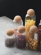 Multifunctional Borosilicate Glass Storage Jar