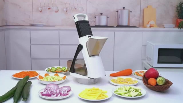 ONCE FOR ALL Safe Mandoline Slicer 5 in 1 Vegetable Chopper