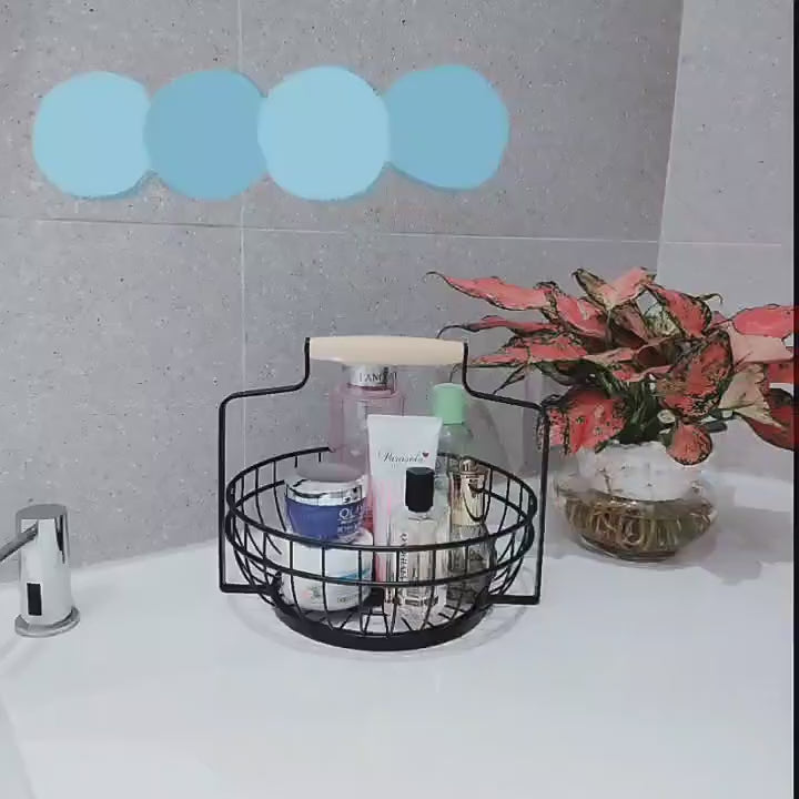 Dismountable Metal Fruit Basket Kitchen Use Fruit Standing Basket