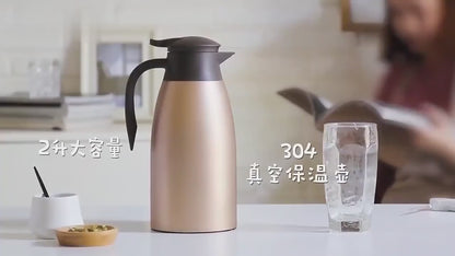 
Large capacity stainless steel insulated thermos bottle