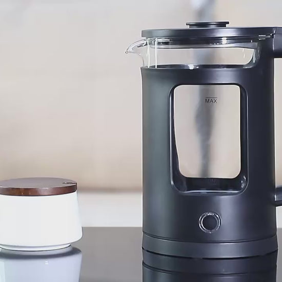 
Transparent borosilicate glass electric kettle for kitchen