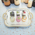 Shubin Tray custom creative shaped stainless steel storage trays ornament soft decoration sample room light luxury