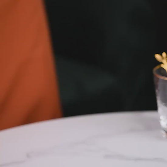 
Crystal-inspired serving bowl set